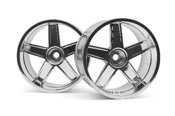 HPI HP33477 Lp32 Wheel Mf Type Chrome (6Mm Offset/2Pcs)