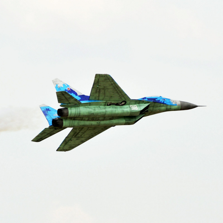 Black Horse MIG-29 For Turbo Jet Engine 1635mm Elland Rack - 6