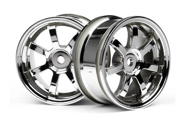 HPI HP3574 Mag7 Wheels 26Mm Chrome (0Mm Off Set)