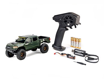 Axial 1/30 SCX30 Toyota Tacoma TRD Pro Overland Edition 4X4 RTR Brushed Rock Crawler, Grön