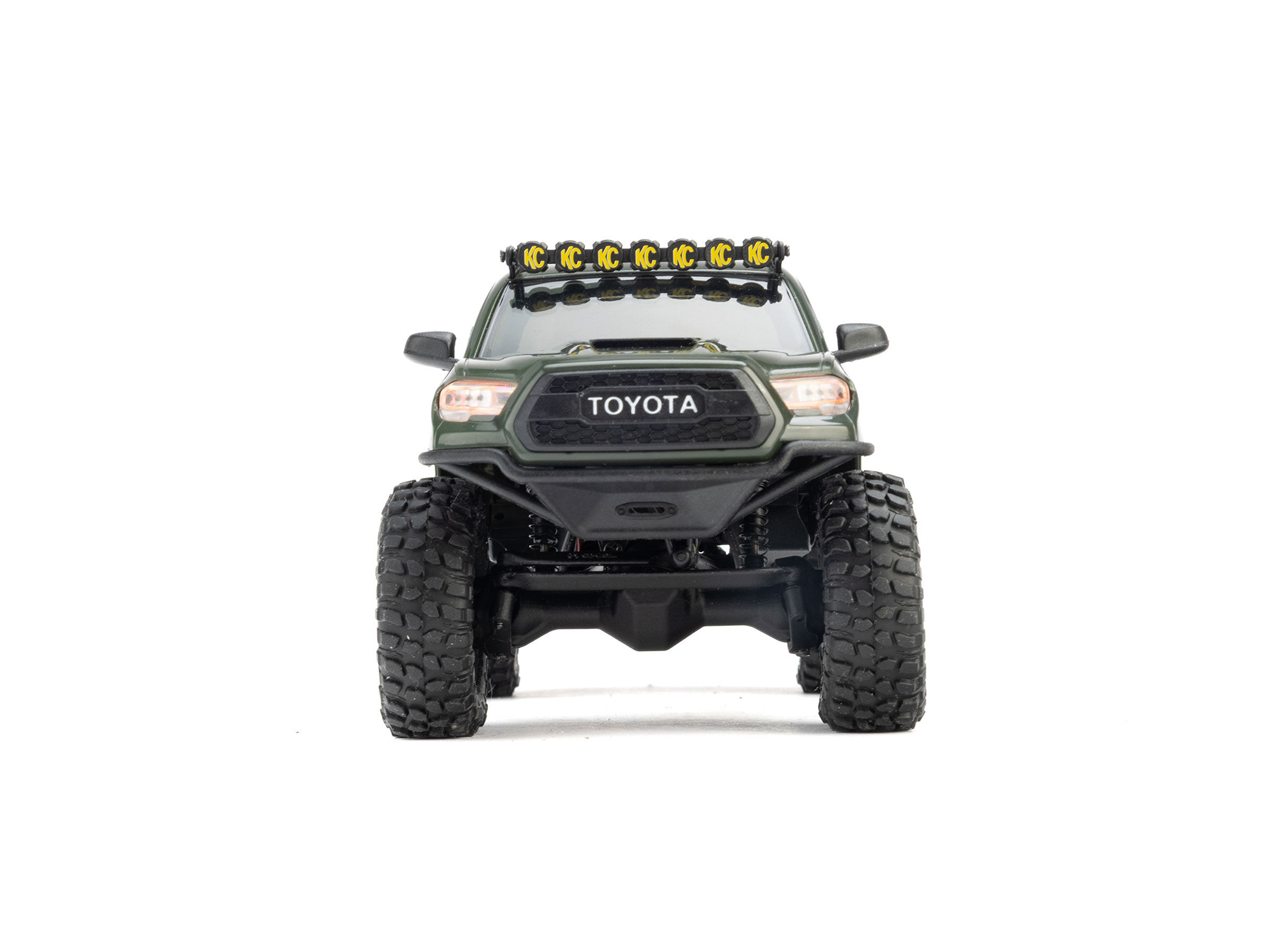 Axial 1/30 SCX30 Toyota Tacoma TRD Pro Overland Edition 4X4 RTR Brushed Rock Crawler, Grön - 8