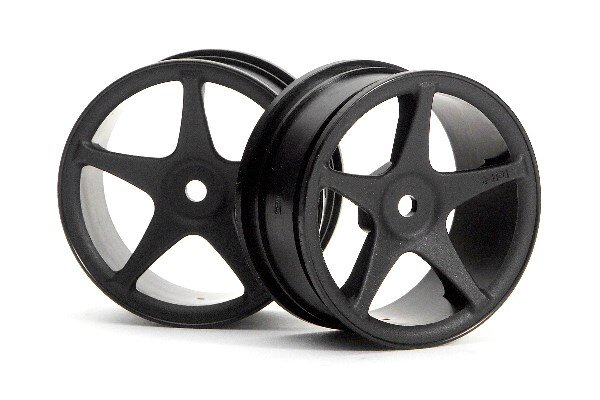 HPI HP3696 Super Star Wheels 26Mm Black (1Mm Offset)