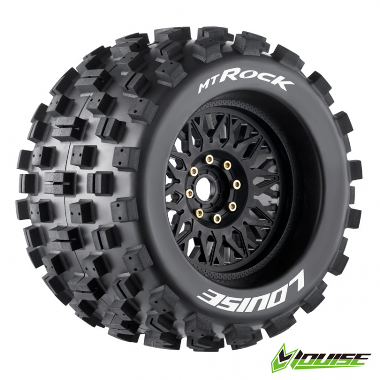LOUISE RC WORLD L-T3277X Däck & Fälg MT-MCROSS 3,8" Sport (Lös 17mm Hex 0" & 1/2" Offset) (2)