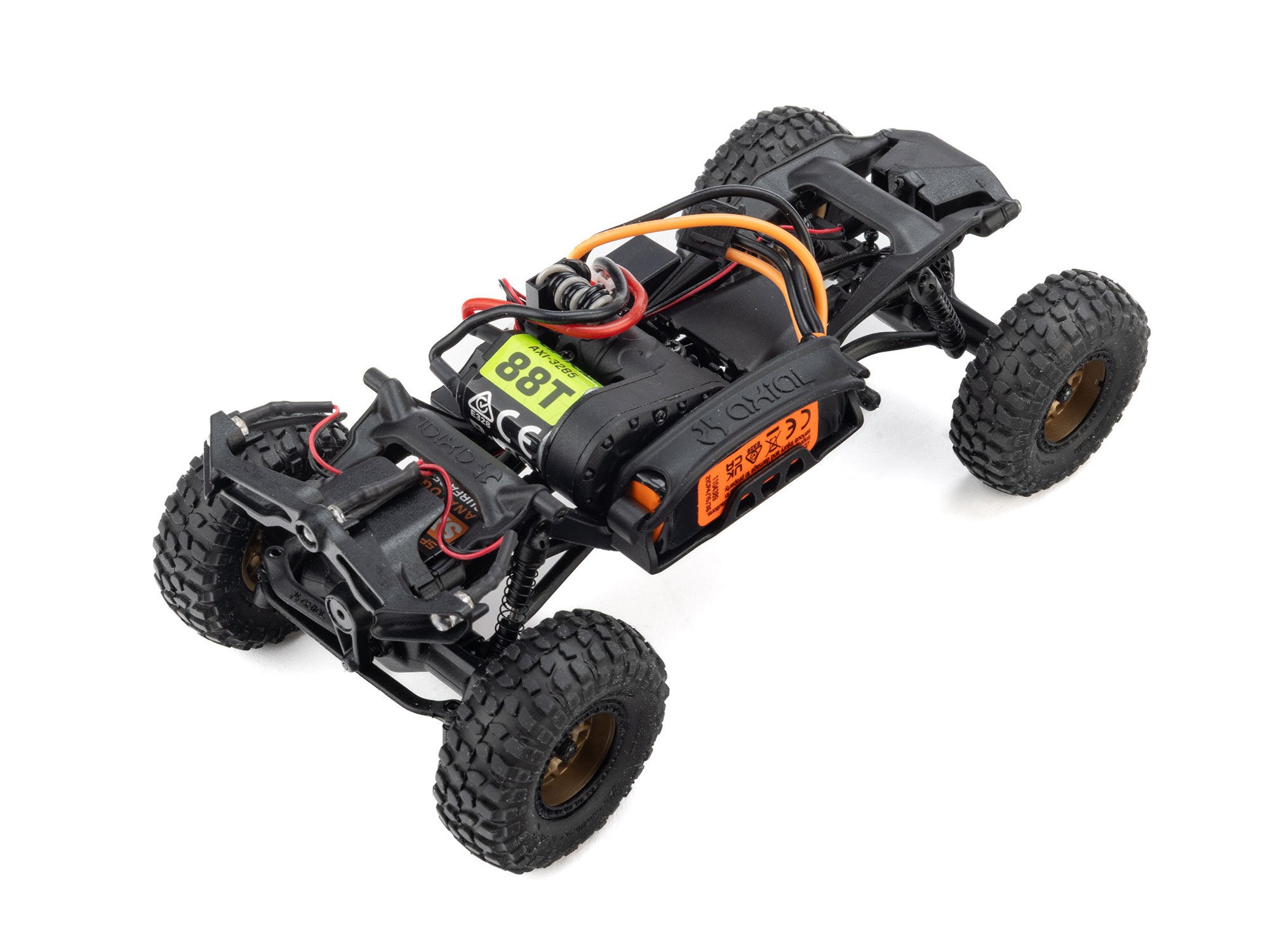 Axial 1/30 SCX30 Toyota Tacoma TRD Pro Overland Edition 4X4 RTR Brushed Rock Crawler, Tan - 13
