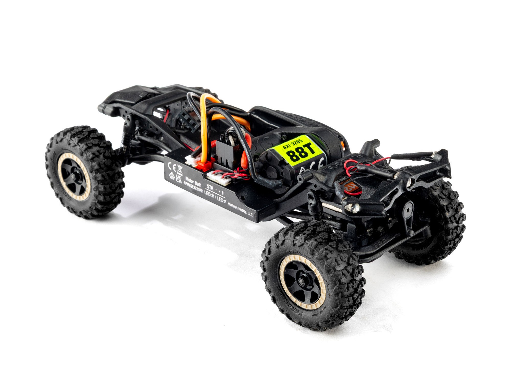 Axial 1/30 SCX30 Toyota Tacoma TRD Pro Overland Edition 4X4 RTR Brushed Rock Crawler, Tan - 14