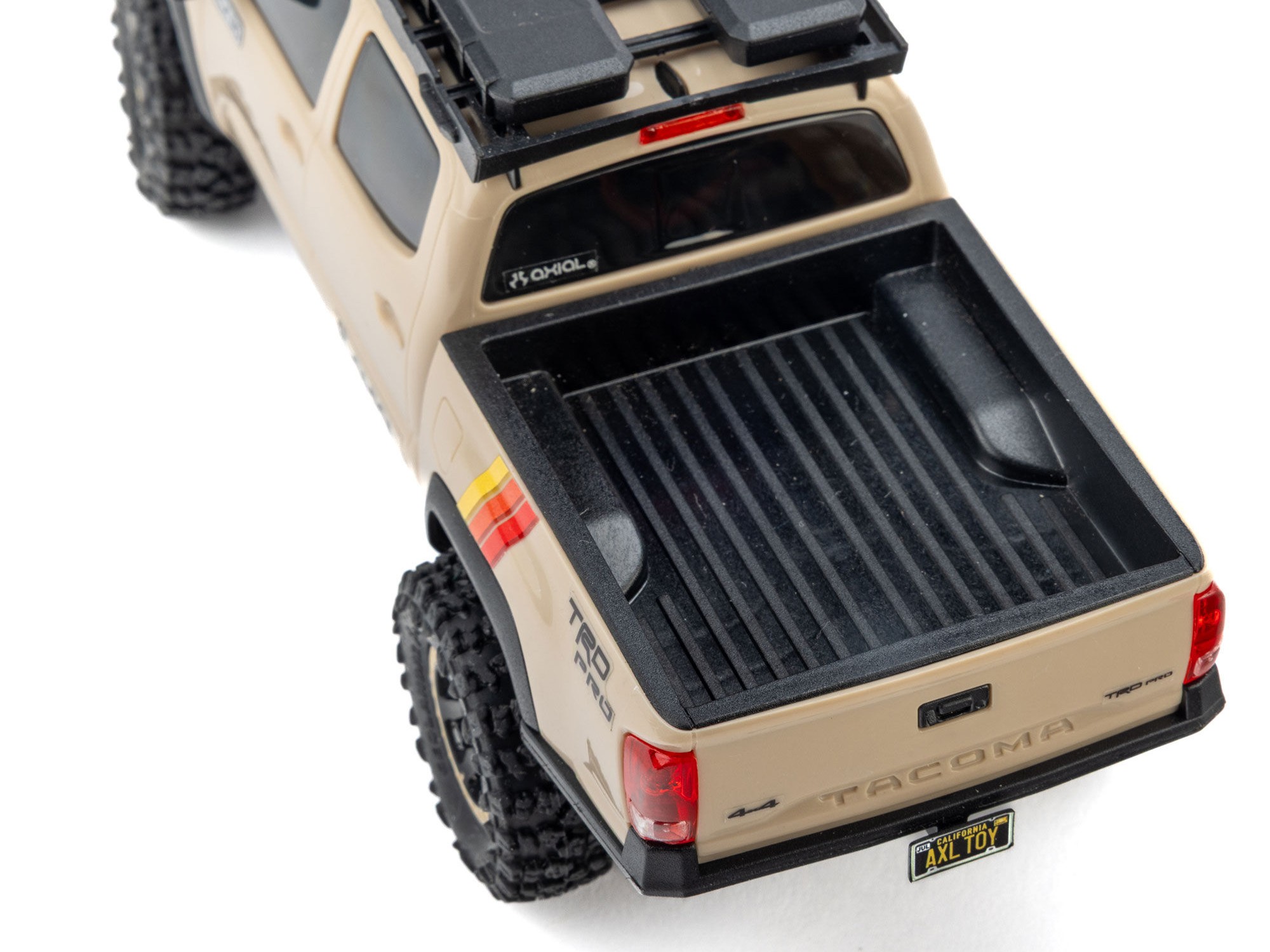 Axial 1/30 SCX30 Toyota Tacoma TRD Pro Overland Edition 4X4 RTR Brushed Rock Crawler, Tan - 23