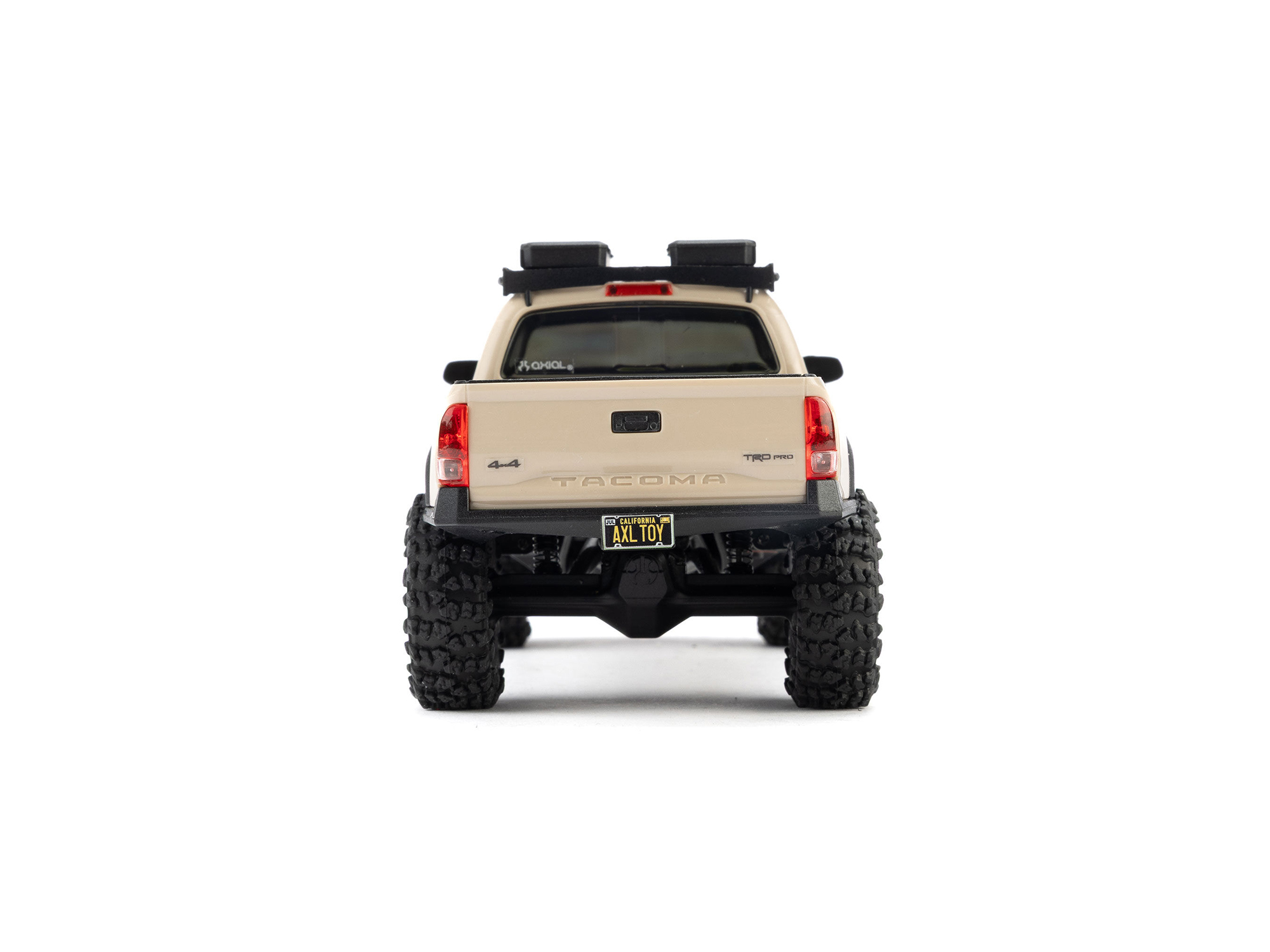 Axial 1/30 SCX30 Toyota Tacoma TRD Pro Overland Edition 4X4 RTR Brushed Rock Crawler, Tan - 10