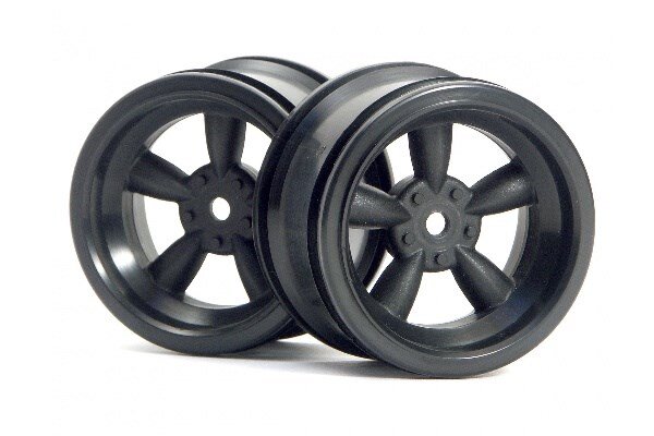 HPI HP3821 Vintage 5 Spoke Wheel 31Mm (Wide) Black 6Mm Offset