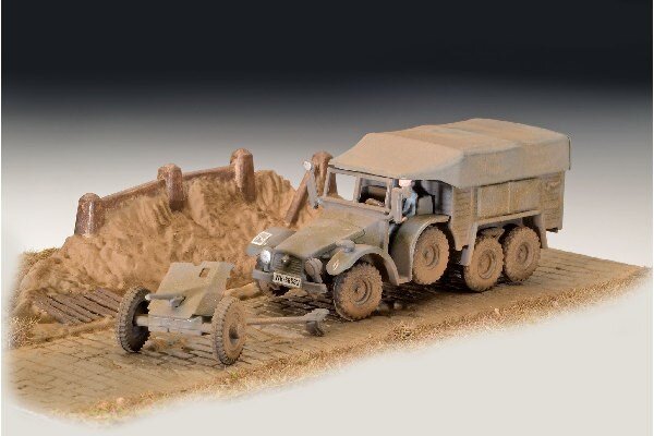 Revell 3344 Krupp Protze KFZ 69 with 3,7cm Pak 1:76