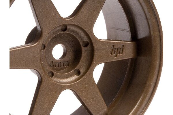 HPI HP3848 Te37 Wheel 26Mm Bronze (6Mm Offset)