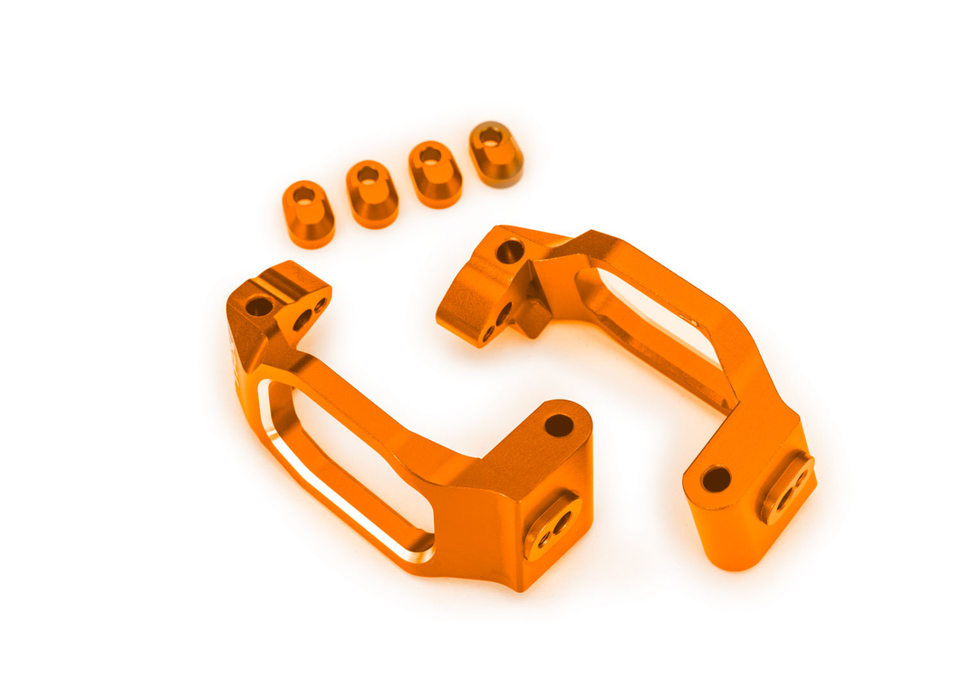 Traxxas 10232-ORNG Styrspindelhållare Alu Orange (Par)