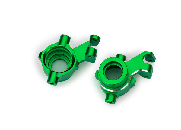 Traxxas 10237-GRN Styrspindel Alu Grön (Par) Maxx, Maxx Slash