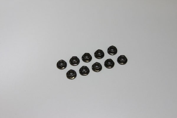 Kyosho 1-N3037F Flanged Nuts M3x3.7mm (10) Kyosho