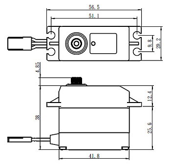 Savöx SW-0230MG Servo 8Kg 0,13s HV Metalldrev WP