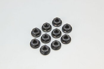 Kyosho 1-N4045F Flanged Nuts M4x4.5mm (10) Kyosho