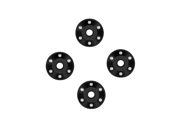 Traxxas 10257-BLK Hjulbrickor Alu Svart (4) Maxx Slash
