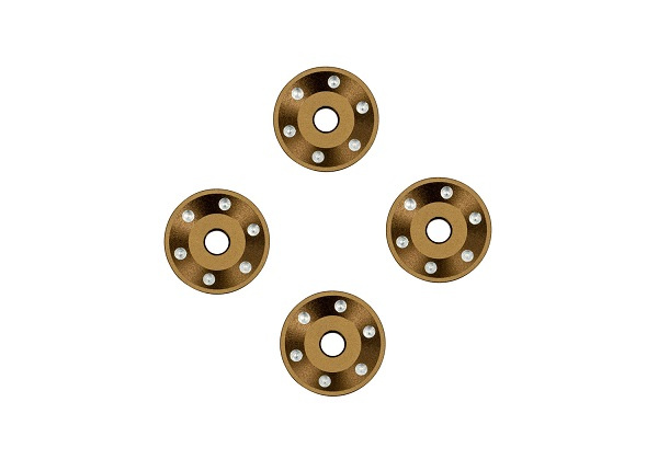 Traxxas 10257-BRNZ Wheel Washers Alu Bronze (4) Maxx Slash