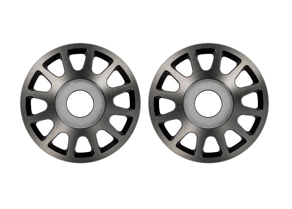 Traxxas 10274-GRAY Fälgcentrum Alu Grå (Pro Scale Wheel Alu System) (2)