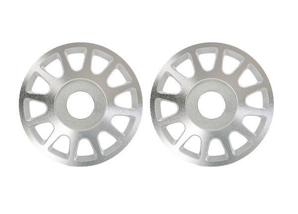 Traxxas 10274-SLVR Fälgcentrum Alu Silver (Pro Scale Wheel Alu System) (2)