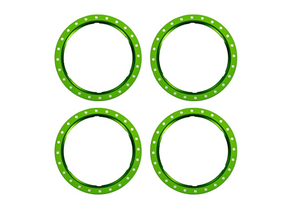 Traxxas 10276-GRN Beadlock Rings Alu Grön (Pro Scale Wheel Alu System) (4)