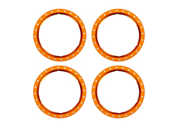 Traxxas 10276-ORNG Beadlock Rings Alu Orange (Pro Scale Wheel Alu System) (4)