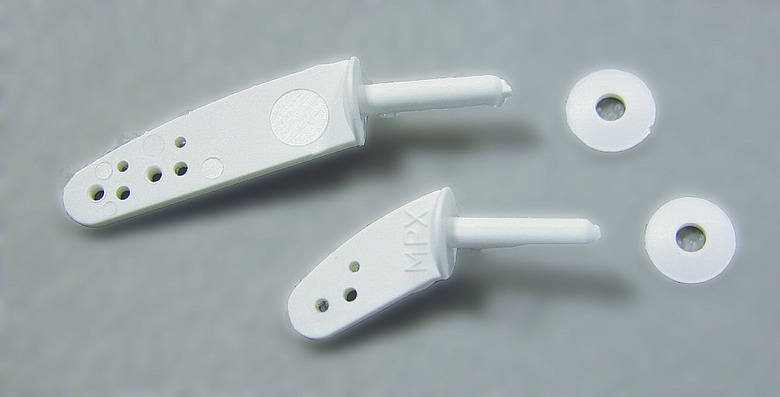 Multiplex Mini-horn, push/glue fit, 11 mm, 6 st - 2