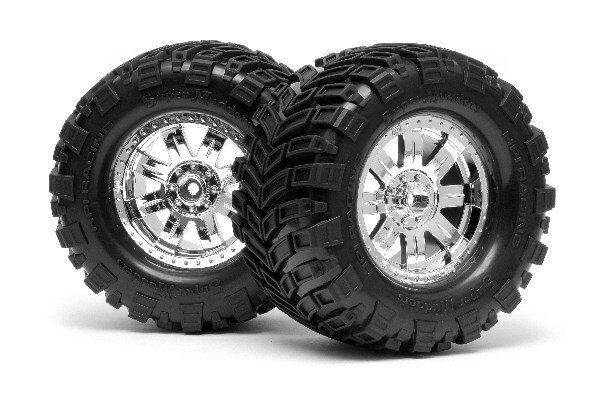 HPI HP4726 Mounted Super Mud Tire 165X88Mm Ringz Wheel Shncrm