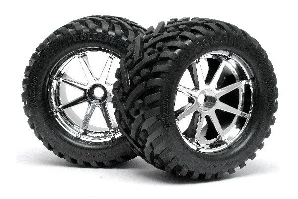 HPI HP4727 Mounted Goliath Tire 178X97Mm On Blast Wheel Crm
