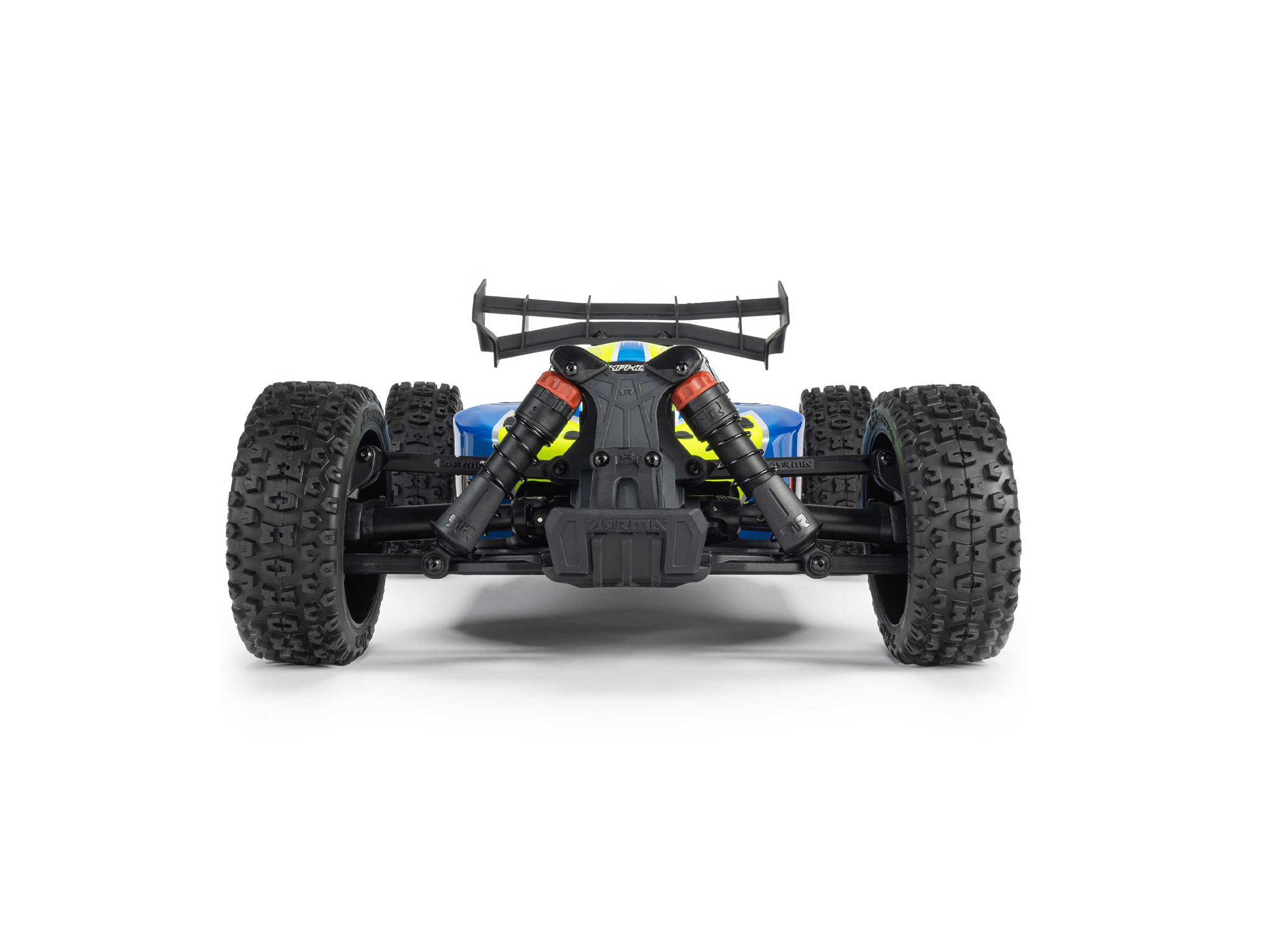 Arrma ARA4206V4T1 1/8 TYPHON MEGA 665 4X4 RTR Brushed Buggy, Blue - 4
