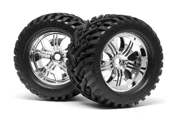 HPI HP4728 Mounted Goliath Tire 178X97Mm On Tremor Wheel Crm