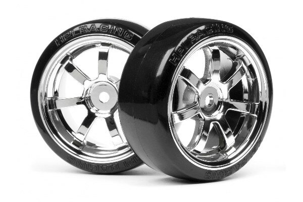 HPI HP4739 T-Drift Tire 26Mm Rays 57S-Pro Wheel Chrome