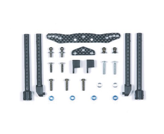TAMIYA 54059 TT-01E carbon damper stay F
