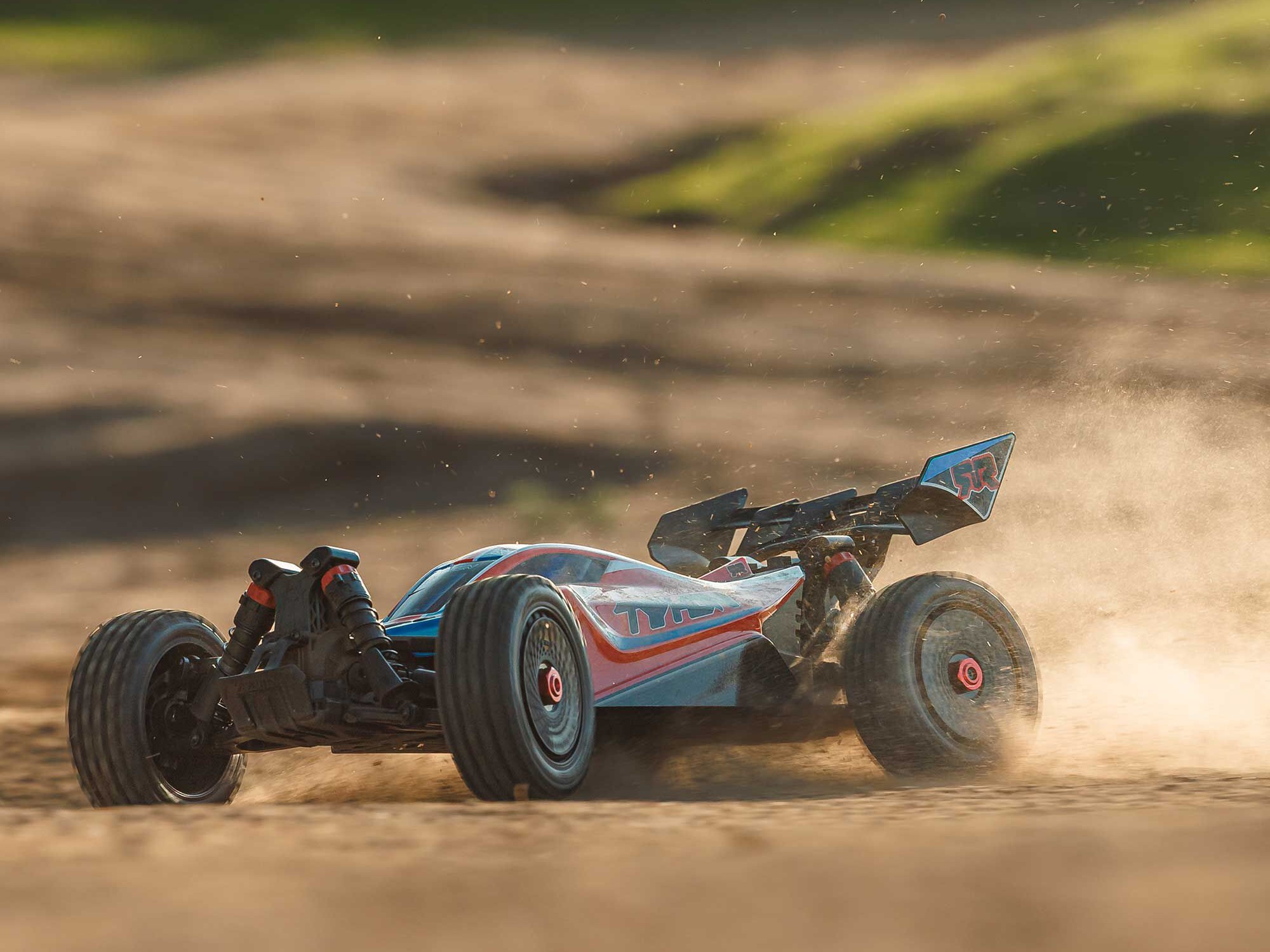 Arrma ARA4206V4T3 1/8 TYPHON MEGA 665 4X4 RTR Brushed Buggy, Red - 24