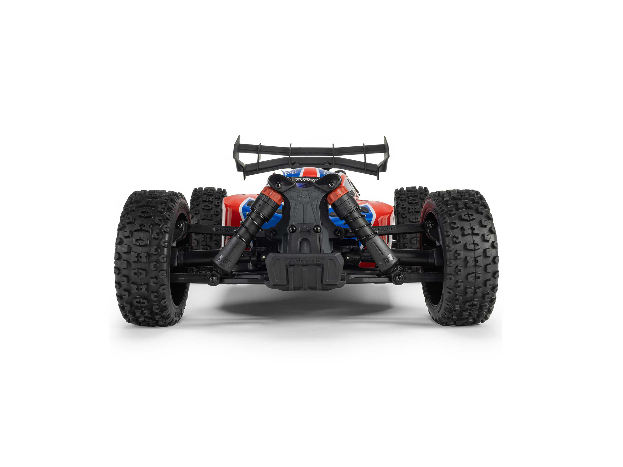 Arrma ARA4206V4T3 1/8 TYPHON MEGA 665 4X4 RTR Brushed Buggy, Red - 4