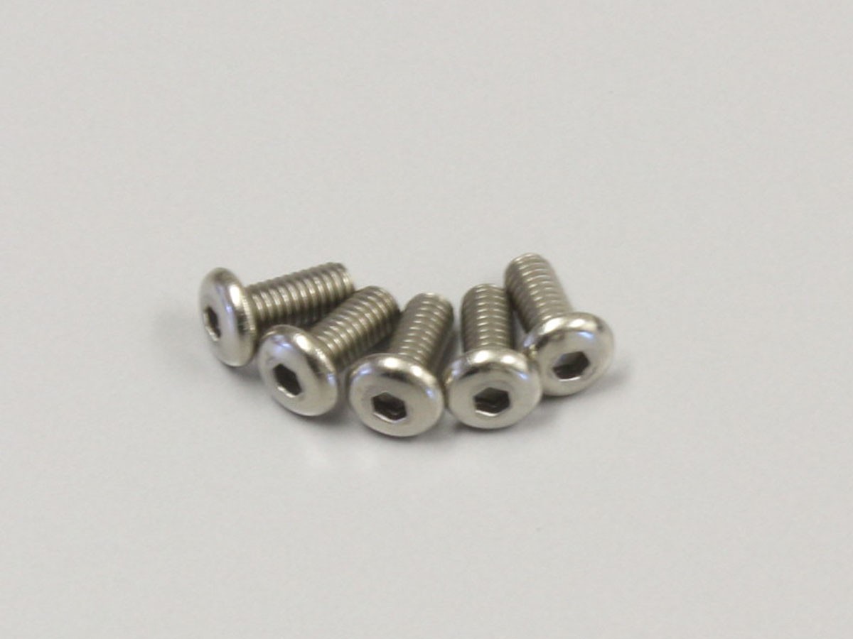 Kyosho 1-S12606HT Hex Button Screws Titanium M2.6x6mm (5) Kyosho