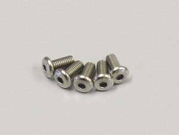 Kyosho 1-S12606HT Hex Button Screws Titanium M2.6x6mm (5) Kyosho