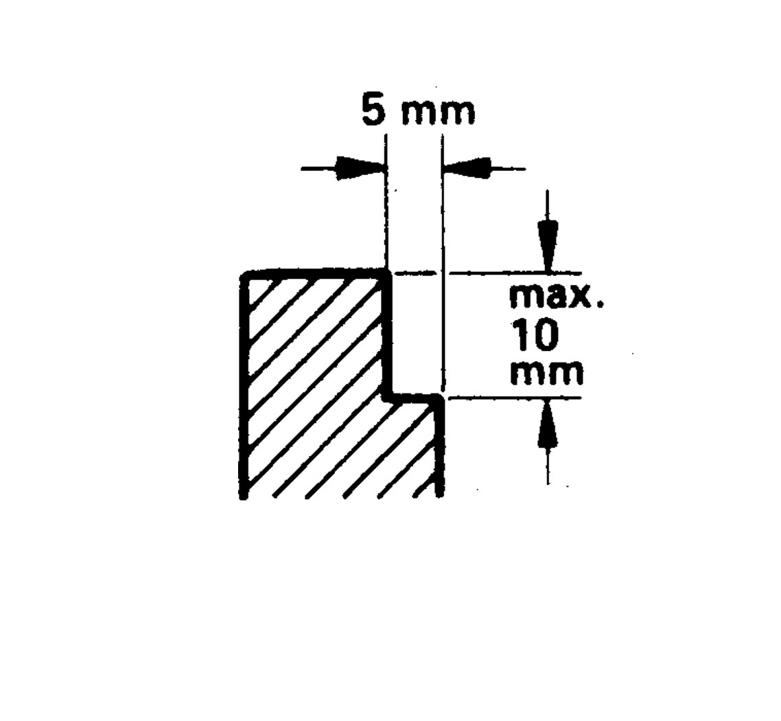 Concave Milling Cutter, w Guide Pin, D 13mm , R 5mm max 5mm - 2