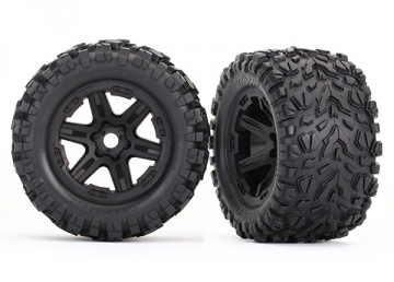 Traxxas 8672 Däck & Fälg Talon EXT/Carbide Svart 3.8" (2)