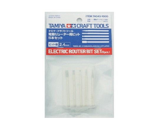 TAMIYA 74043 Electric router bit set 5stk - 2