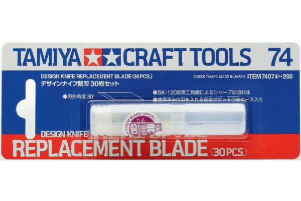 TAMIYA 74074 Design knife blade 30stk