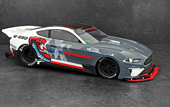 Bittydesign M-550 No-prep Dragracing kaross 1/10 omålad