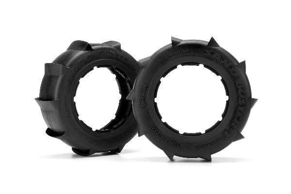 HPI HP4823 Sand Buster-T Paddle Tire M Comp (190X70Mm/2Pcs)