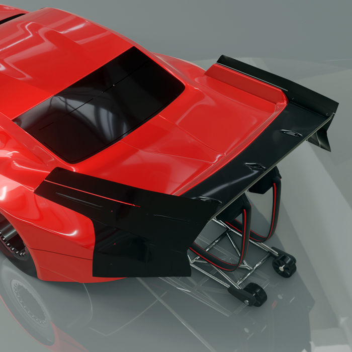 Bittydesign ZL21 Vinge No-prep Drag racing omålad - 4