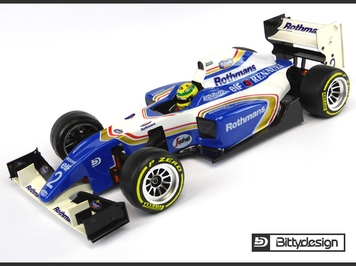 Bittydesign Body Type-6R F1 Lightweight (Clear) - 3