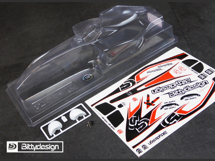 Bittydesign Body Type-6R F1 Lightweight (Clear) - 11