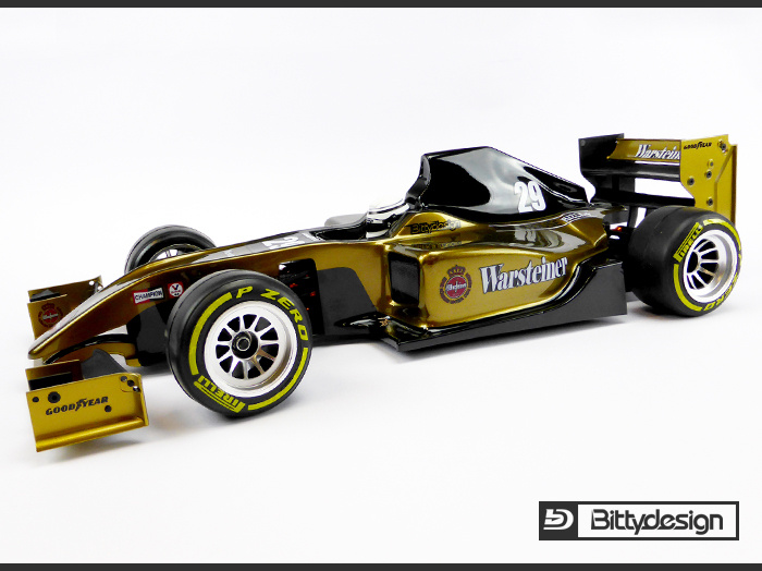 Bittydesign Body Type-6R F1 Lightweight (Clear) - 2