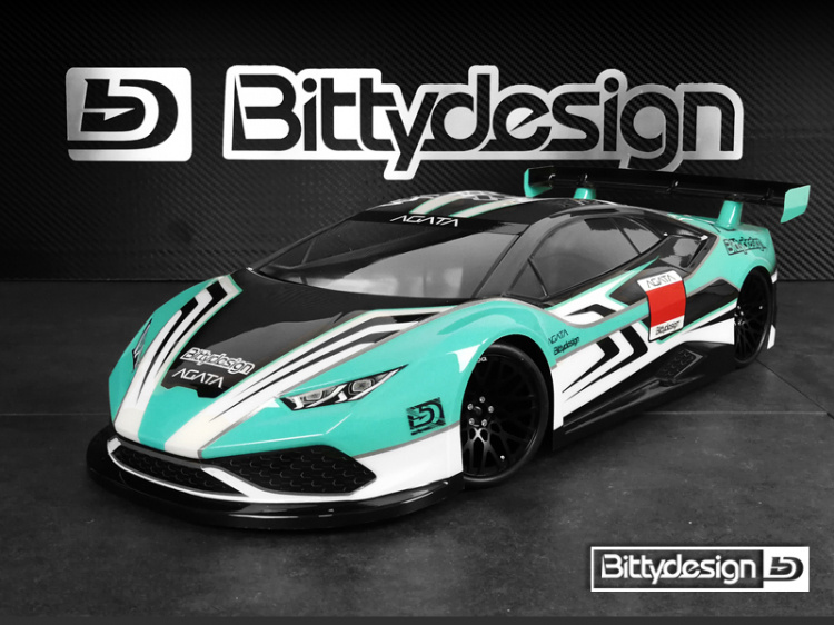Bittydesign Body Agata (Clear) 1/10 GT 190mm - 6