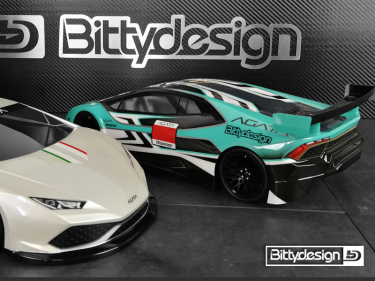 Bittydesign Body Agata (Clear) 1/10 GT 190mm - 8