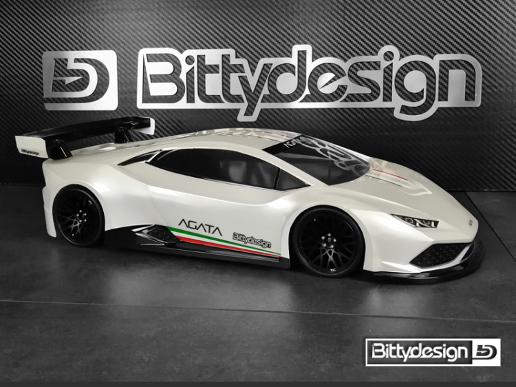 Bittydesign Body Agata (Clear) 1/10 GT 190mm - 7
