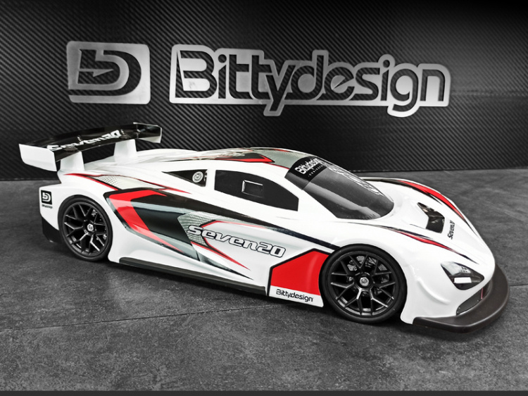 Bittydesign Body Seven20 (Clear) 1/10 GT 190mm - 2
